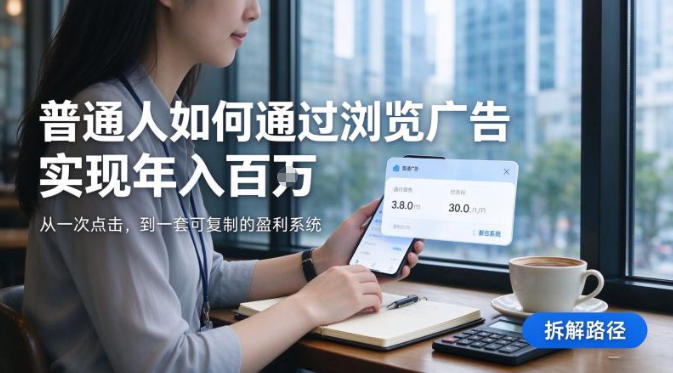 2026最新技术,24小时全自动浏览广告,全网独家项目,单台设备日入200+新手小白可快速上手,支持实地学习实地考察【揭秘】-优优云网创